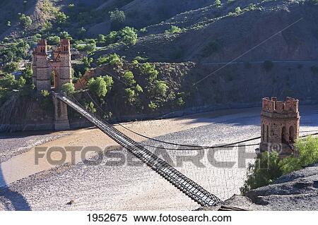 Stock Photography - Old Bridge Over The Pilcomayo River Near Sucre, Chuquisaca Department, Bolivia. Fotosearch