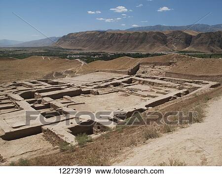 Stock Photo - Old Nisa, near Ashgabad; Turkmenistan. Fotosearch