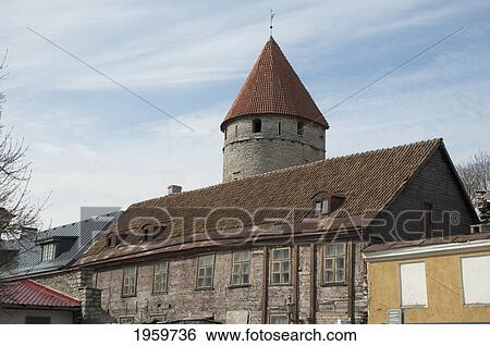 Old Town, Tallinn, Estonia View Large Photo Image Stock Photograph - Old Town, Tallinn, Estonia. Fotosearch