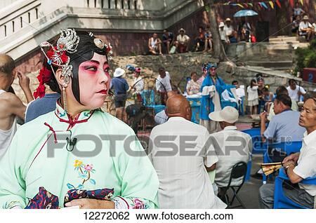 Opera on the street; Wuhan, Hubei province, China View Large Photo Image Stock Image - Opera on the street; Wuhan, Hubei province, China. Fotosearch