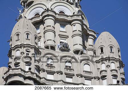 Stock Photography - Palacio Salvo (Salvo Palace), Montevideo, Uruguay. Fotosearch