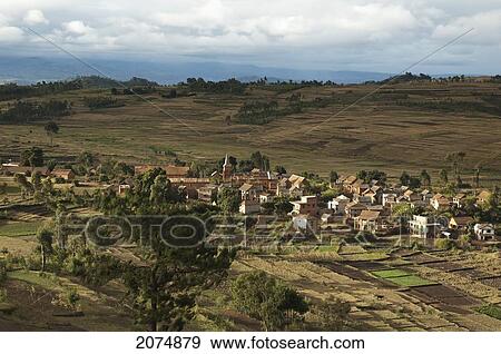 Panorama Of Tritiva, Antananarivo Province, Madagascar View Large Photo Image Stock Photo - Panorama Of Tritiva, Antananarivo Province, Madagascar. Fotosearch