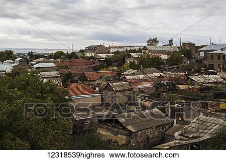 Panoramic view of Gyumril; Gyumril, Shirak Province, Armenia View Large Photo Image Stock Photograph - Panoramic view of Gyumril; Gyumril, Shirak Province, Armenia. Fotosearch
