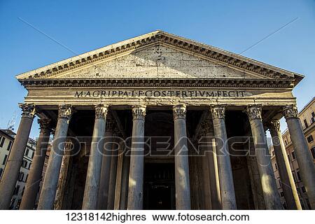 Stock Photograph - Pantheon; Rome, Italy. Fotosearch