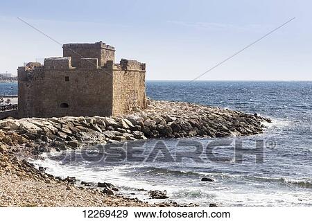 Stock Photo - Paphos Castle; Paphos, Cyprus. Fotosearch