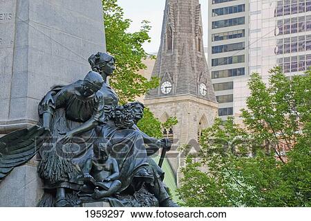 Stock Photo - Part Of A Monument To Edward Vii In Phillips Square; Montreal, Quebec, Canada. Fotosearch
