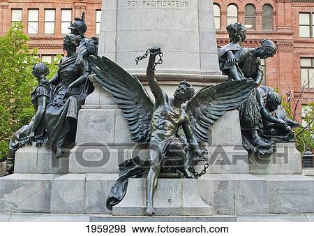 Stock Photo - Part Of A Monument To Edward Vii In Phillips Square; Montreal, Quebec, Canada. Fotosearch