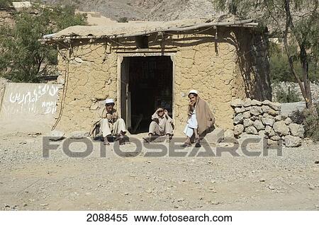 Pashtun Men By A Hut, Khyber Pass, Federally Administered Tribal Areas, Pakistan View Large Photo Image Stock Photography - Pashtun Men By A Hut, Khyber Pass, Federally Administered Tribal Areas, Pakistan. Fotosearch