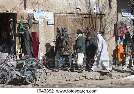 People At The Bazaar In Bamiyan, Bamian Province, Afghanistan View Large Photo Image Stock Image - People At The Bazaar In Bamiyan, Bamian Province, Afghanistan. Fotosearch