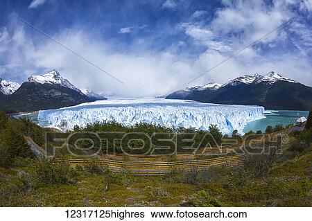 Perito Moreno Glacier in Los Glaciares National Park in Argentinian portion of Patagonia; El Calafate, Santa Cruz Province, Argentina View Large Photo Image Stock Photograph - Perito Moreno Glacier in Los Glaciares National Park in Argentinian portion of Patagonia; El Calafate, Santa Cruz Province, Argentina. Fotosearch