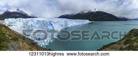 Perito Moreno Glacier off the South Patagonian ice field, Los Glaciares National Park; Santa Cruz Province, Argentina View Large Photo Image Stock Photograph - Perito Moreno Glacier off the South Patagonian ice field, Los Glaciares National Park; Santa Cruz Province, Argentina. Fotosearch