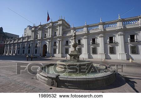 Plaza De La Constitucion & Palacio De La Moneda Presidential Palace, Santiago, Metropolitan Region, Chile View Large Photo Image Stock Image - Plaza De La Constitucion & Palacio De La Moneda Presidential Palace, Santiago, Metropolitan Region, Chile. Fotosearch