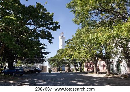 Plaza Mayor 25 De Mayo, Colonia, Uruguay View Large Photo Image Stock Photo - Plaza Mayor 25 De Mayo, Colonia, Uruguay. Fotosearch