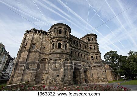 Porta Nigra Roman Gateway, Trier, Rhineland-Palatinate, Germany View Large Photo Image Stock Image - Porta Nigra Roman Gateway, Trier, Rhineland-Palatinate, Germany. Fotosearch