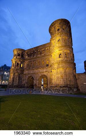 Porta Nigra Roman Gateway, Trier, Rhineland-Palatinate, Germany View Large Photo Image Stock Image - Porta Nigra Roman Gateway, Trier, Rhineland-Palatinate, Germany. Fotosearch