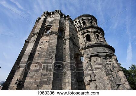 Porta Nigra Roman Gateway, Trier, Rhineland-Palatinate, Germany View Large Photo Image Stock Photograph - Porta Nigra Roman Gateway, Trier, Rhineland-Palatinate, Germany. Fotosearch