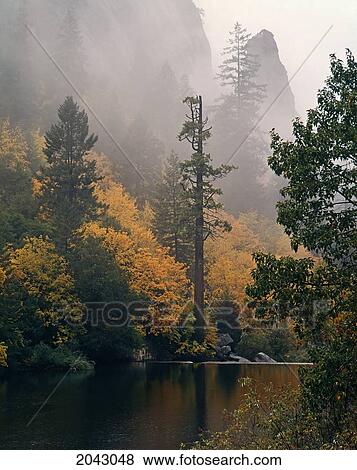 Pulpit Rock And The Merced River, Yosemite National Park, California View Large Photo Image Stock Photo - Pulpit Rock And The Merced River, Yosemite National Park, California. Fotosearch