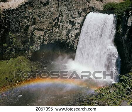 Rainbow Falls On The San Joaquin River, Ansel Adams Wilderness, California View Large Photo Image Stock Photography - Rainbow Falls On The San Joaquin River, Ansel Adams Wilderness, California. Fotosearch
