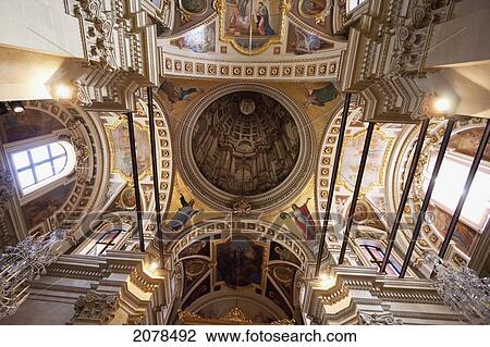 Renaissance Paintings In The Interior Of A Cupola Of St. Marija Cathedral Inside The Citadel, Victoria (Rabat), Gozo Island, Malta View Large Photo Image Stock Image - Renaissance Paintings In The Interior Of A Cupola Of St. Marija Cathedral Inside The Citadel, Victoria (Rabat), Gozo Island, Malta. Fotosearch