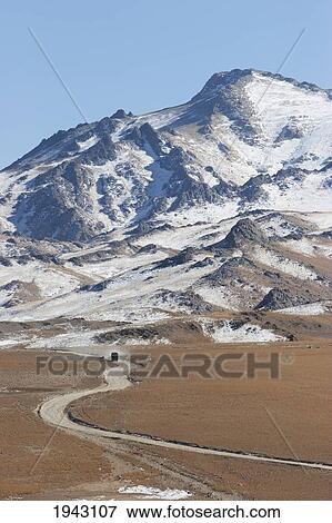 Stock Photo - Road Through The Unai Pass, Vardak Province, Afghanistan. Fotosearch