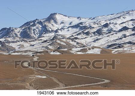 Stock Photograph - Road Through The Unai Pass, Vardak Province, Afghanistan. Fotosearch