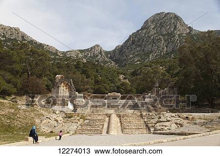 Roman Temple des Eaux at the foot of Zaghouan Mountain; Tunisia View Large Photo Image Stock Image - Roman Temple des Eaux at the foot of Zaghouan Mountain; Tunisia. Fotosearch
