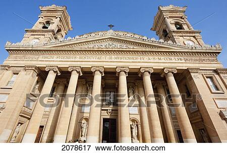 Rotunda Of St Marija Assunta, Mosta, Malta View Large Photo Image Stock Photo - Rotunda Of St Marija Assunta, Mosta, Malta. Fotosearch