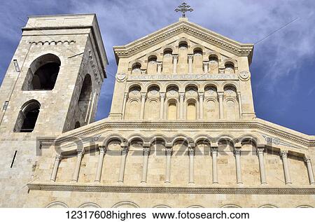 Santa Maria Cathedral; Cagliari, Sardinia, Italy View Large Photo Image Stock Photograph - Santa Maria Cathedral; Cagliari, Sardinia, Italy. Fotosearch