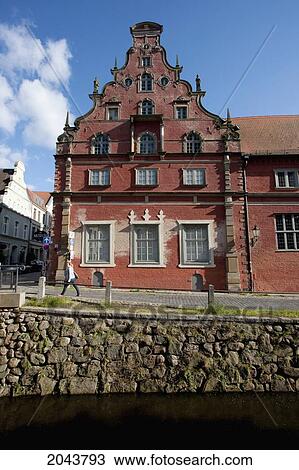 Stock Image - Schabbellhaus, City Museum Of Wismar, Germany. Fotosearch