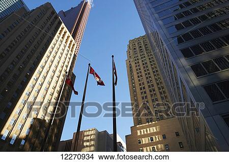 Picture - Scotia Plaza and CIBC Commerce Court office towers; Toronto, Ontario, Canada. Fotosearch