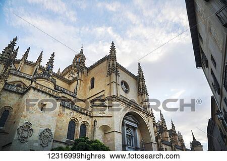 Segovia's Cathedral; Segovia, Castilla Leon, Spain View Large Photo Image Stock Photograph - Segovia's Cathedral; Segovia, Castilla Leon, Spain. Fotosearch