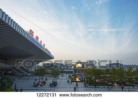 Shenzhen train station; Guangdong, China View Large Photo Image Stock Image - Shenzhen train station; Guangdong, China. Fotosearch