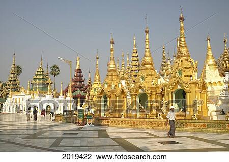 Shwedagon Pagoda, Yangon, Myanmar (Burma) View Large Photo Image Stock Image - Shwedagon Pagoda, Yangon, Myanmar (Burma). Fotosearch