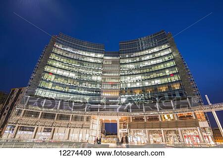 Stock Photo - Skyscraper in Porta Nuova; Milan, Lombardy, Italy. Fotosearch