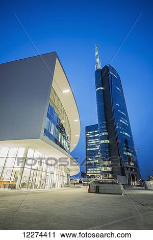 Skyscrapers in porta nuova; Milan, Lombardy, Italy View Large Photo Image Stock Image - Skyscrapers in porta nuova; Milan, Lombardy, Italy. Fotosearch