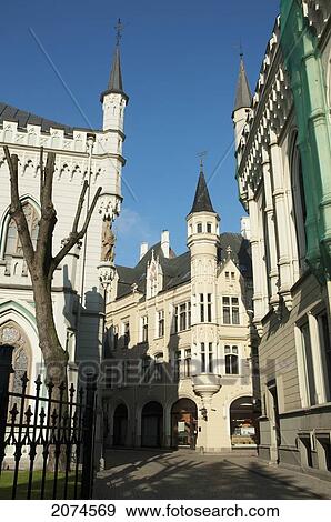 Stock Photo - Small Guild & Great Guild, Riga, Latvia. Fotosearch