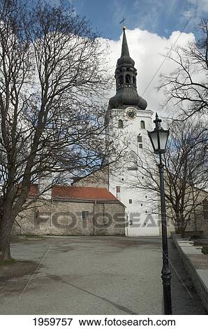 Stock Photo - St Mary's Cathedral In Tallinn, Estonia. Fotosearch