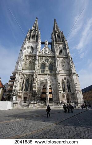 St. Peter's Cathedral, Regensburg, Bavaria, Germany View Large Photo Image Stock Photo - St. Peter's Cathedral, Regensburg, Bavaria, Germany. Fotosearch