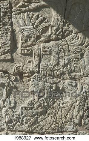 Stock Photo - Stele 3, Bonampak, Chiapas, Mexico. Fotosearch