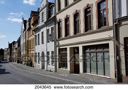 Stock Photography - Street Scene, Wismar, Germany. Fotosearch