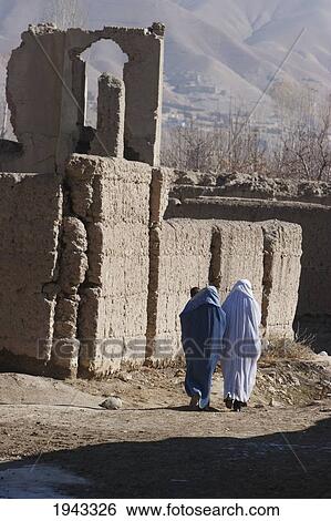 Street Scene With Afghan Women In Bamiyan, Bamian Province, Afghanistan View Large Photo Image Stock Photograph - Street Scene With Afghan Women In Bamiyan, Bamian Province, Afghanistan. Fotosearch