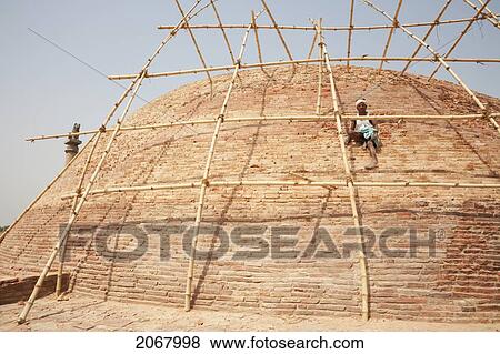 Stock Photo - Stupa In Vaishali, Bihar, India. Fotosearch
