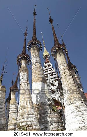 Stupas, Indein Village Pagoda, Inle Lake, Myanmar (Burma) View Large Photo Image Stock Image - Stupas, Indein Village Pagoda, Inle Lake, Myanmar (Burma). Fotosearch