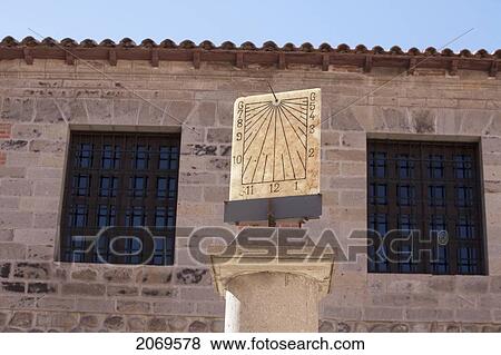 Stock Photo - Sundial In The Second Courtyard Of The Casa Nacional De Moneda (National Mint), Potos. Fotosearch