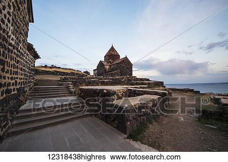 Surp Arakelots (Holy Apostles Church) of the Sevanavank (Sevank Monastery) overlooking Lake Sevan; Gegharkunik Province, Armenia View Large Photo Image Stock Photograph - Surp Arakelots (Holy Apostles Church) of the Sevanavank (Sevank Monastery) overlooking Lake Sevan; Gegharkunik Province, Armenia. Fotosearch
