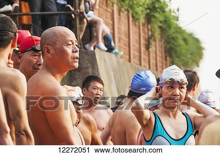 Swimming in the Yangtze river; Wuhan, Hubei, China View Large Photo Image Stock Image - Swimming in the Yangtze river; Wuhan, Hubei, China. Fotosearch