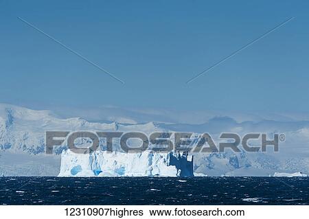 Tabular iceberg; Antarctica View Large Photo Image Stock Photograph - Tabular iceberg; Antarctica. Fotosearch