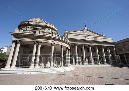 Stock Image - Teatro Solis, Montevideo, Uruguay. Fotosearch
