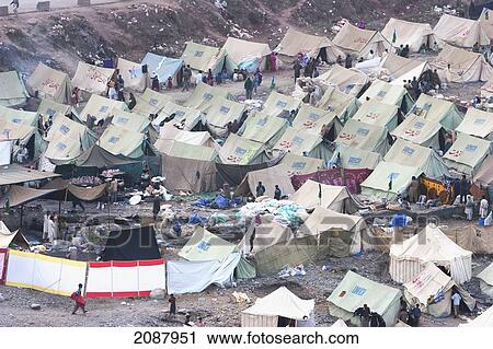 Tents In A Relief Camp After The 8 October 2005 Earthquake, Muzaffarabad, Azad Kashmir, Pakistan View Large Photo Image Stock Image - Tents In A Relief Camp After The 8 October 2005 Earthquake, Muzaffarabad, Azad Kashmir, Pakistan. Fotosearch