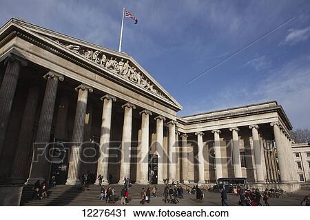 The neo-classical facade of the British Museum with the Union Jack flag flying; London, England View Large Photo Image Stock Image - The neo-classical facade of the British Museum with the Union Jack flag flying; London, England. Fotosearch